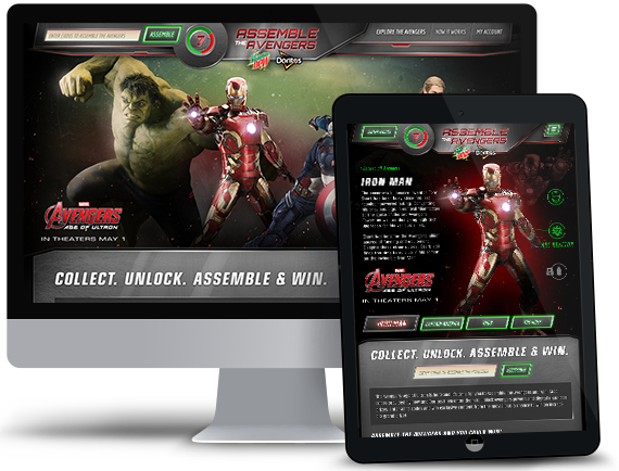 The Assemble the Avengers Promotional Platform