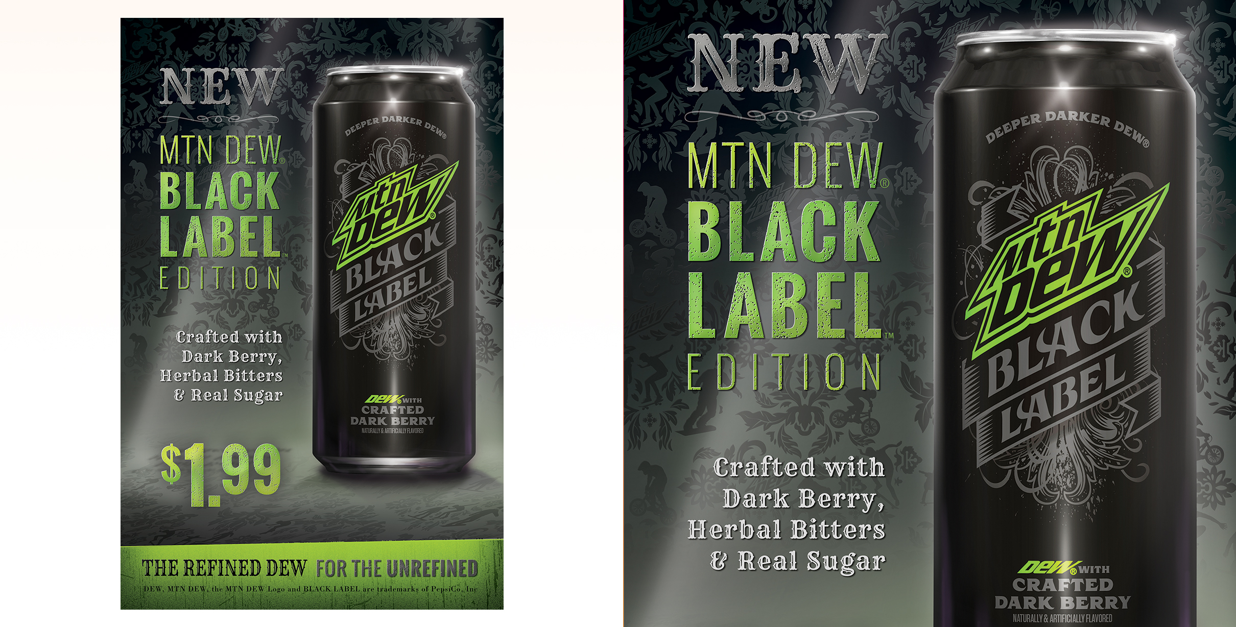 Second concept for Mtn Dew Black Label