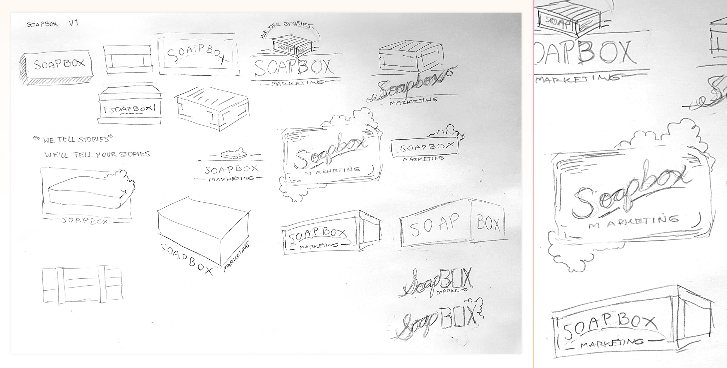 Ideation on the new Soapbox Brand